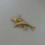 10k yellow Gold Dolphin Charm - Previously Loved