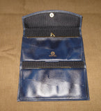 Pitt Leather Ladies Blue Clutch/Wallet