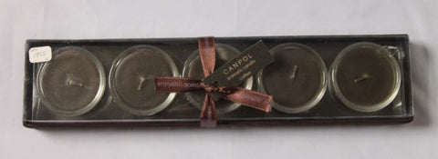 CANDLE GLASS BOWLS GIFT BOX COFFEE SCENTED