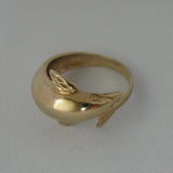 10k yellow Gold Dolphin Ring - Previoulsy loved